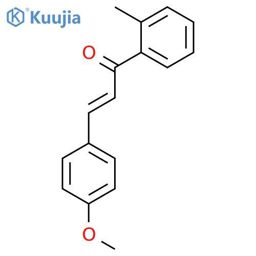 2-Propen-1-one, 3-(4-methoxyphenyl)-1-(2-methylphenyl)-, (2E)- structure