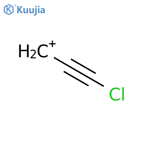2-Propyn-1-ylium-1-yl, 3-chloro- structure