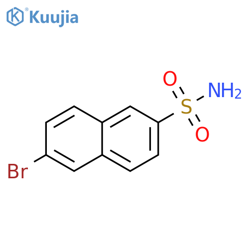 6-bromonaphthalene-2-sulfonamide structure