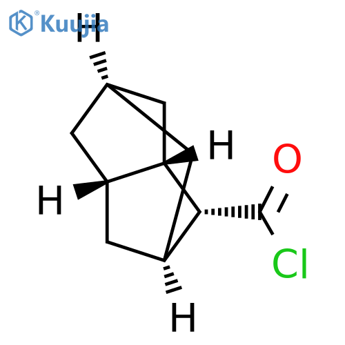 2,5-Methanopentalene-1-carbonyl chloride, octahydro-, (1alpha,2alpha,3abeta,5alpha,6abeta)- (9CI) structure