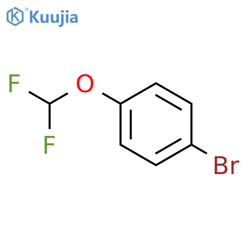 1-Bromo-4-(difluoromethoxy)benzene structure