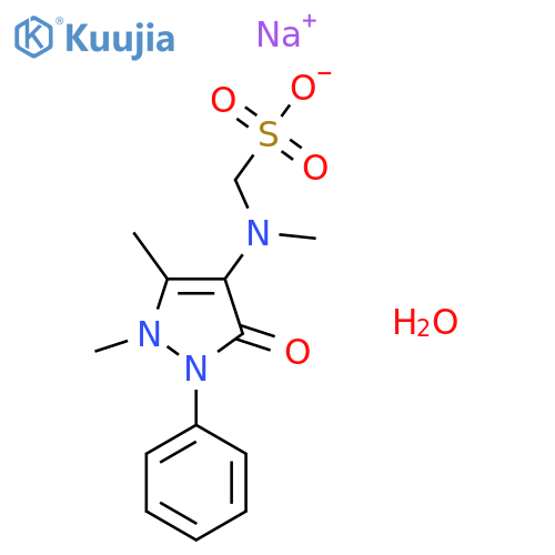 Metamizole sodium hydrate structure