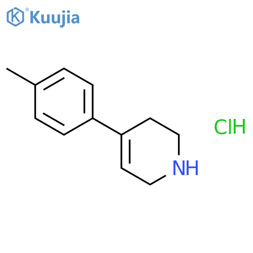 4-(4-methylphenyl)-1,2,3,6-tetrahydropyridine Hydrochloride structure