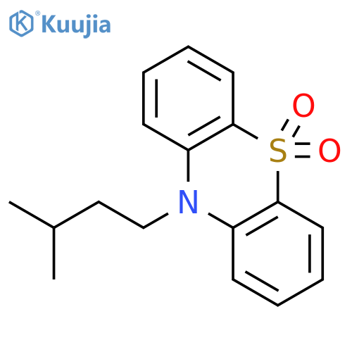 10-(3-Methylbutyl)-5lambda~6~-phenothiazine-5,5(10H)-dione structure