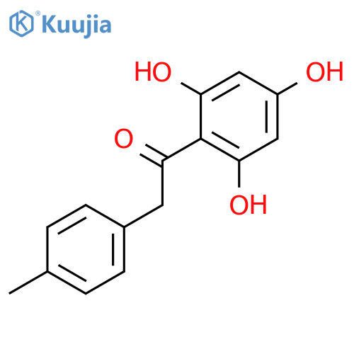 1-(2,4,6-trihydroxyphenyl)-2-p-tolylethanone structure