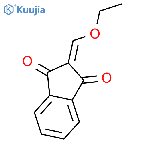 1H-Indene-1,3(2H)-dione, 2-(ethoxymethylene)- structure
