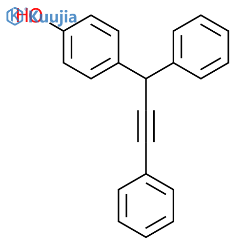 Phenol, 4-(1,3-diphenyl-2-propynyl)- structure