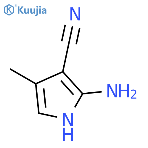 2-Amino-4-methyl-1H-pyrrole-3-carbonitrile structure