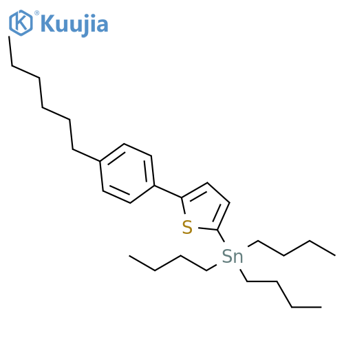 Stannane, tributyl[5-(4-hexylphenyl)-2-thienyl]- structure