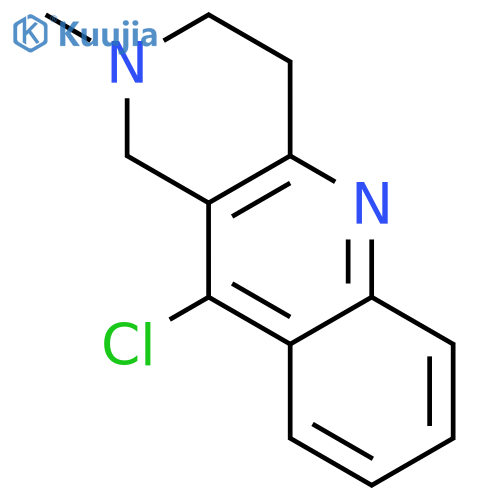 Benzo[b][1,6]naphthyridine, 10-chloro-1,2,3,4-tetrahydro-2-methyl- structure