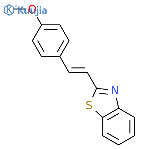 Benzothiazole, 2-[2-(4-methoxyphenyl)ethenyl]- structure
