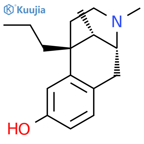 (2R,6R,11S)-3,11-dimethyl-6-propyl-1,2,3,4,5,6-hexahydro-2,6-methano-3-benzazocin-8-ol structure