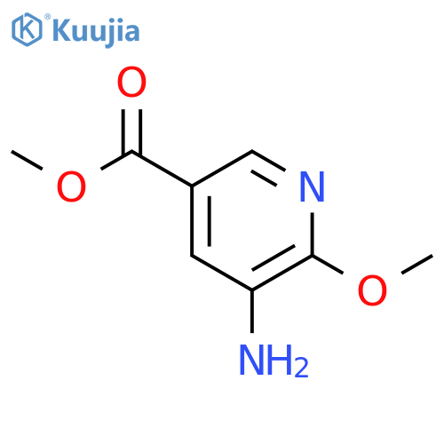 methyl 5-amino-6-methoxypyridine-3-carboxylate structure