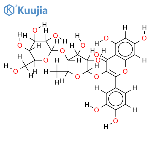 4''-O-beta-D-Galactopyranoside-Quercitrin structure