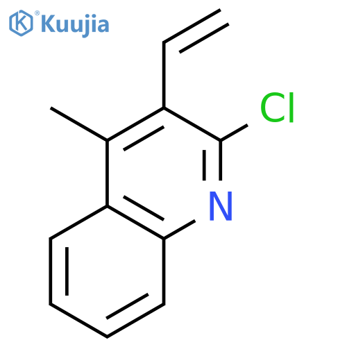 Quinoline, 2-chloro-3-ethenyl-4-methyl- structure