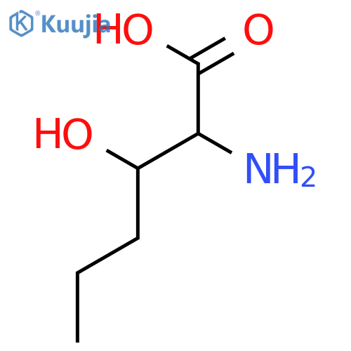 (2R,3S)-3-Hydroxynorleucine structure
