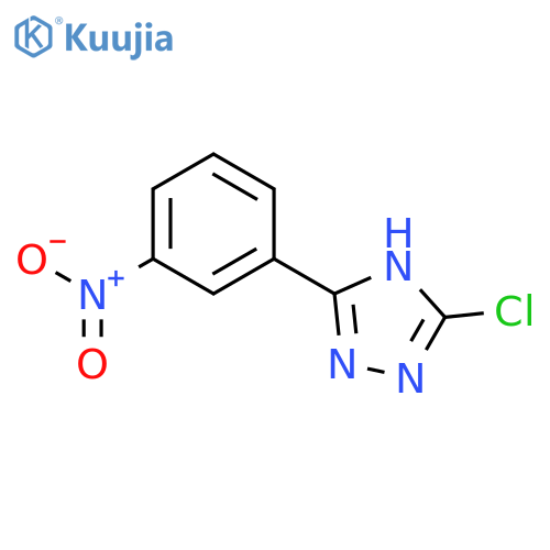 1H-1,2,4-Triazole, 3-chloro-5-(3-nitrophenyl)- structure