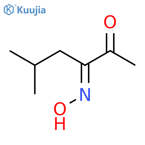 2,3-Hexanedione, 5-methyl-, 3-oxime structure