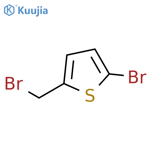 2-bromo-5-(bromomethyl)thiophene structure