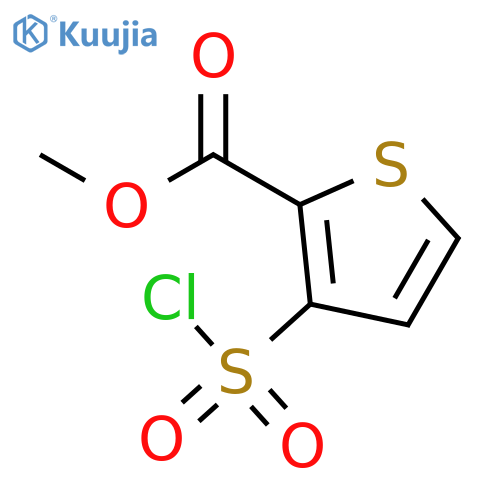 2-Carbomethoxy-3-thiophenesulfonyl chloride structure