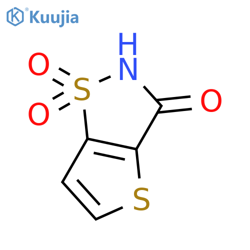 2,3-Dihydro-3-oxothieno2,3-disothiazole 1,1-Dioxide structure