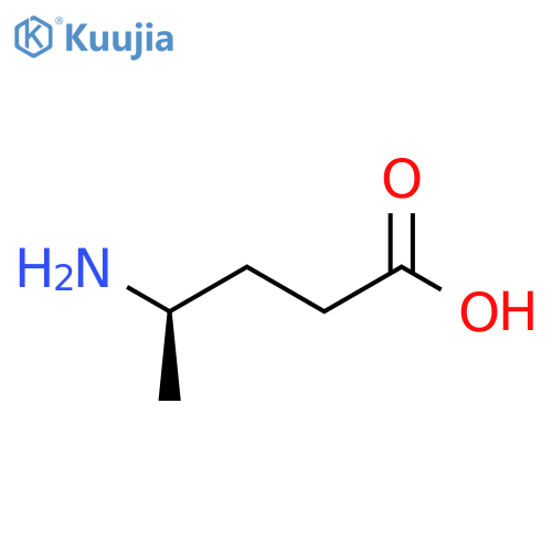 (4R)-4-aminopentanoic acid structure