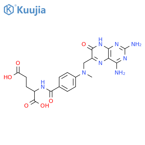 L-Glutamic acid,N-[4-[[(2,4-diamino-7,8-dihydro-7-oxo-6-pteridinyl)methyl]methylamino]benzoyl]- structure