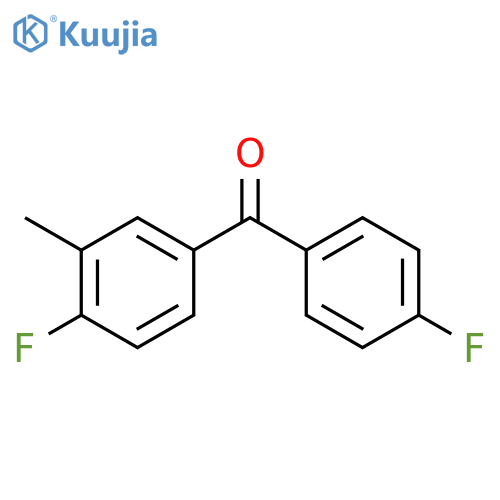 Methanone,(4-fluoro-3-methylphenyl)(4-fluorophenyl)- structure