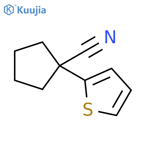 1-(2-THIENYL)CYCLOPENTANECARBONITRILE structure