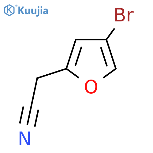 2-(4-Bromofuran-2-yl)acetonitrile structure