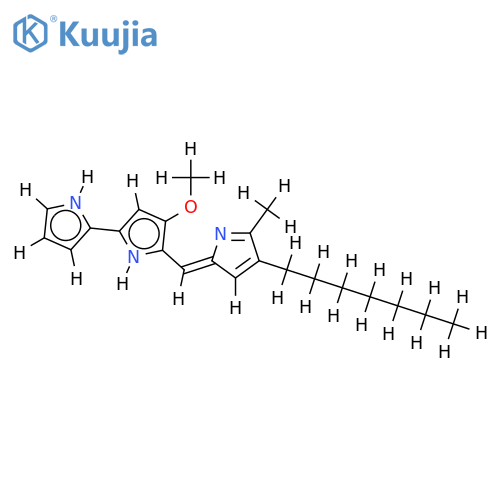 2-methyl-3-heptylprodiginine structure