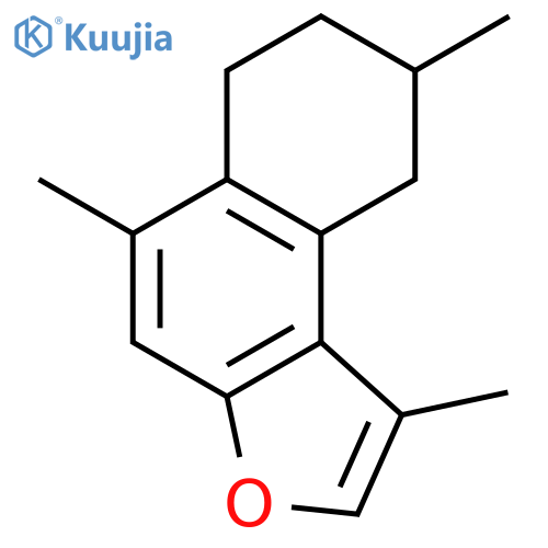 1,5,8-trimethyl-6,7,8,9-tetrahydro-naphtho[2,1-b]furan structure
