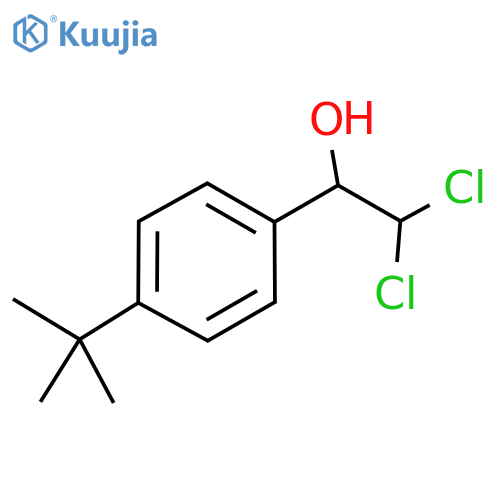 1-(4-(Tert-butyl)phenyl)-2,2-dichloroethanol structure