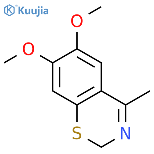 2H-1,3-Benzothiazine, 6,7-dimethoxy-4-methyl- structure