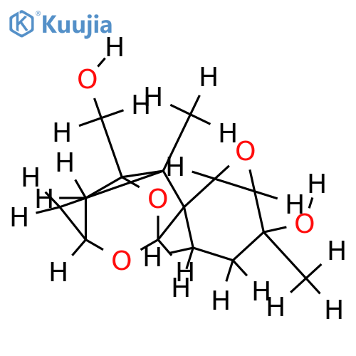 (1S,2S,3S,4S,1'R,3'R,5'R,7'R)-2,3-epoxy-7'-hydroxymethyl-3',4-dimethylspiro[cyclohexane-1,2'-[8,9]dioxatricyclo[3.3.1.03,7]nonan]-4-ol structure