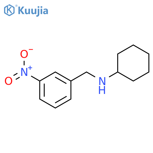 N-(3-Nitrobenzyl)cyclohexanamine structure