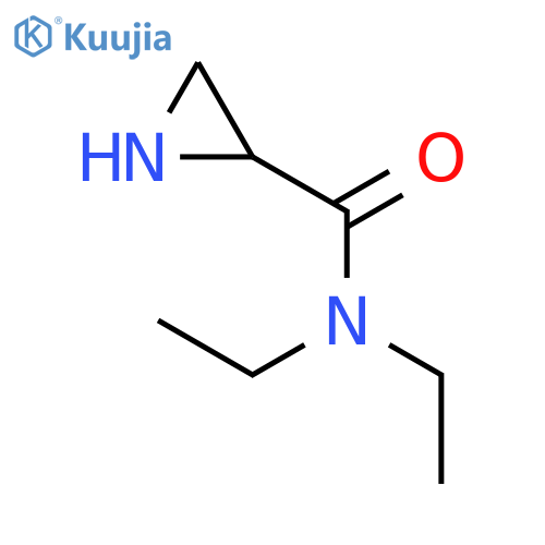 2-Aziridinecarboxamide,N,N-diethyl-(9CI) structure