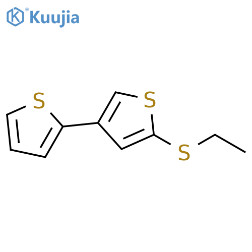 2,3'-Bithiophene, 5'-(ethylthio)- structure