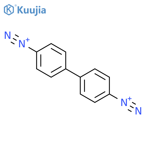 [1,1'-Biphenyl]-4,4'-bis(diazonium) structure