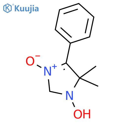1H-Imidazole, 2,5-dihydro-1-hydroxy-5,5-dimethyl-4-phenyl-, 3-oxide structure