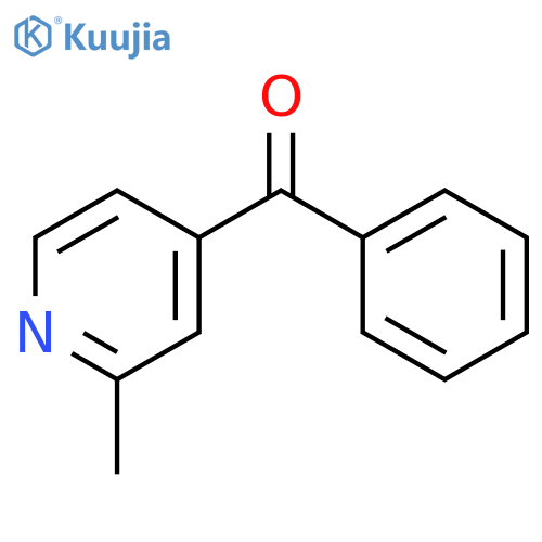 Methanone, (2-methyl-4-pyridinyl)phenyl- structure