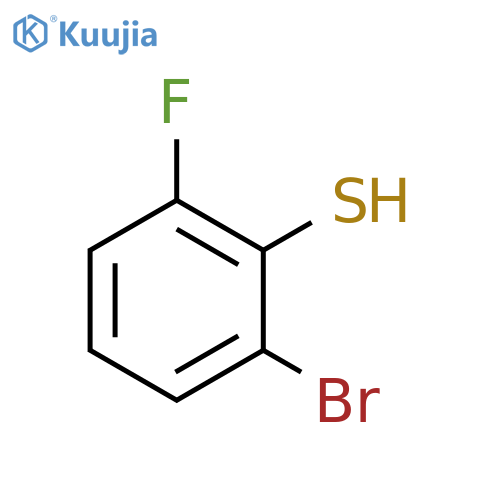 2-Bromo-6-fluorobenzenethiol structure
