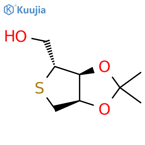 ((3As,4R,6aR)-2,2-Dimethyltetrahydrothieno[3,4-d][1,3]dioxol-4-yl)methanol structure