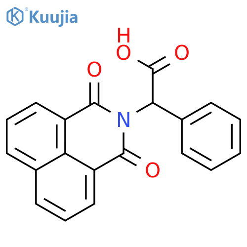 (1,3-dioxo-1H-benzo[de]isoquinolin-2(3H)-yl)(phenyl)acetic acid structure