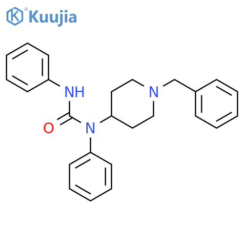 UREA, N,N'-DIPHENYL-N-[1-(PHENYLMETHYL)-4-PIPERIDINYL]- structure