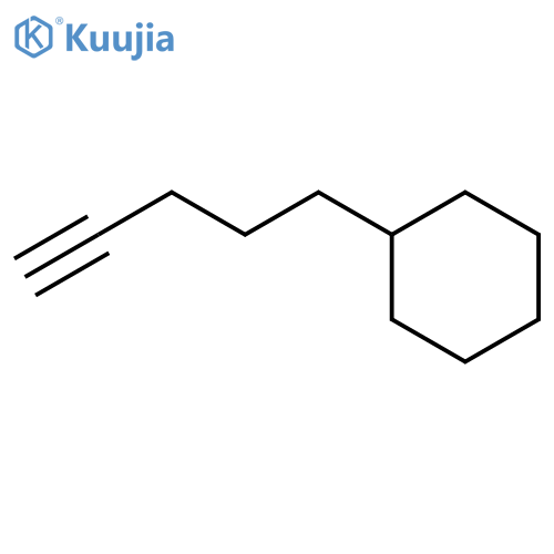 (pent-4-yn-1-yl)cyclohexane structure