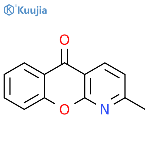 5H-[1]Benzopyrano[2,3-b]pyridin-5-one, 2-methyl- structure