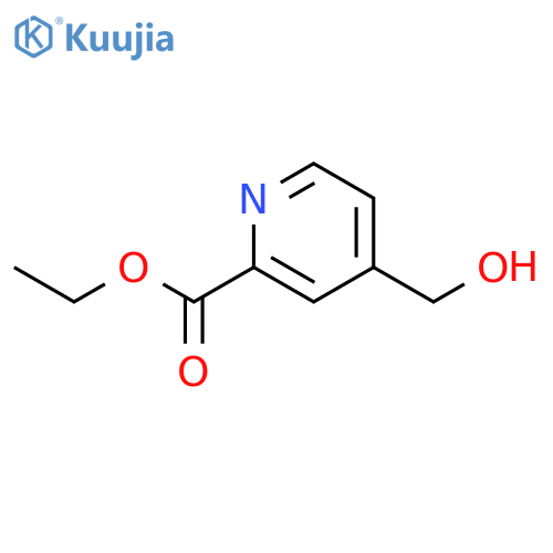 Ethyl 4-(hydroxymethyl)picolinate structure