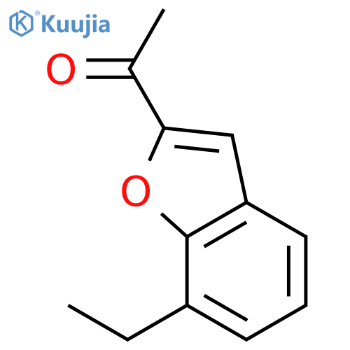 2-Acetyl-7-ethylbenzofuran structure