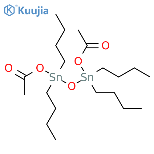 Acetic acid,1,1'-(1,1,3,3-tetrabutyl-1,3-distannoxanediyl) ester structure